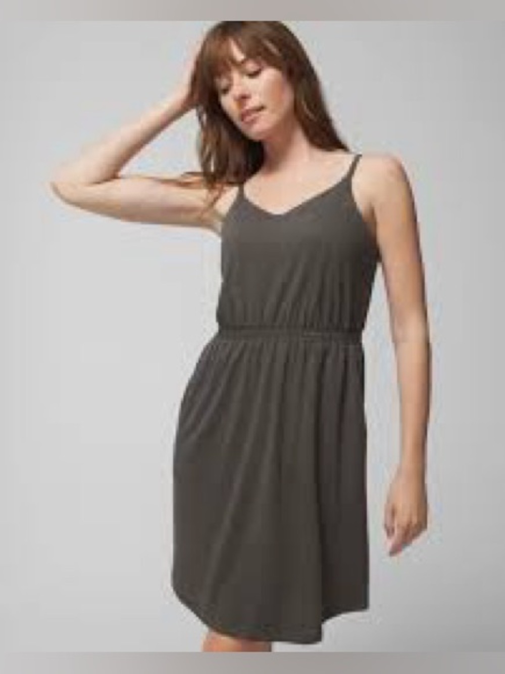 Soma Olive Green Bra Dress With Pockets